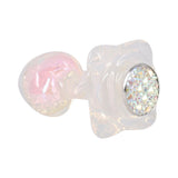 Booty Bling Jeweled Wearable Silicone Plug Small Translucent