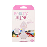 Booty Bling Jeweled Wearable Silicone Plug Small Translucent