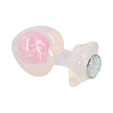 Booty Bling Jeweled Wearable Silicone Plug Large Translucent
