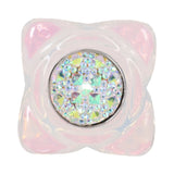 Booty Bling Jeweled Wearable Silicone Plug Large Translucent