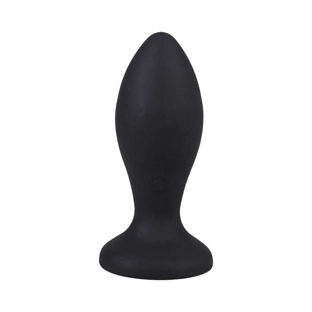 Booty Bling Jeweled Wearable Vibrating Silicone Plug 3 in. Pink