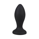 Booty Bling Jeweled Wearable Vibrating Silicone Plug 3 in. Purple