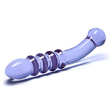 Purple Rain Ribbed Dildo
