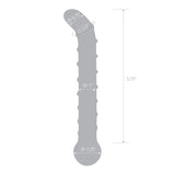 Mr. Swirly 6.5" G-Spot Glass Dildo