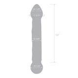 6.5" Full Tip Textured Glas Dildo