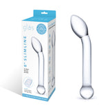 8" Slimline G-Spot Glass Dildo