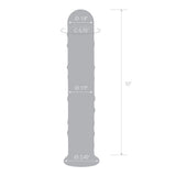 Glas 10'' Extra Large Glass Dildo