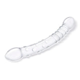 Glas 12" Girthy Double Trouble Glass Dildo