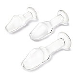 Glas 3pc Helmet Head 4" 5" & 6" Glass Anal Training Kit