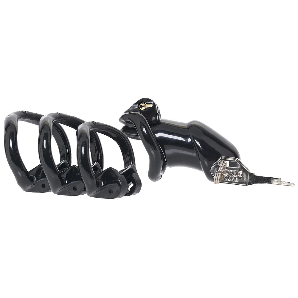 Lockmaster 4" Resin Cock Cage Black