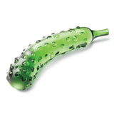Glas Caressing Cucumber 8.25" Glass Dildo