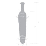 Glas Cornstar 8" Glass Dildo