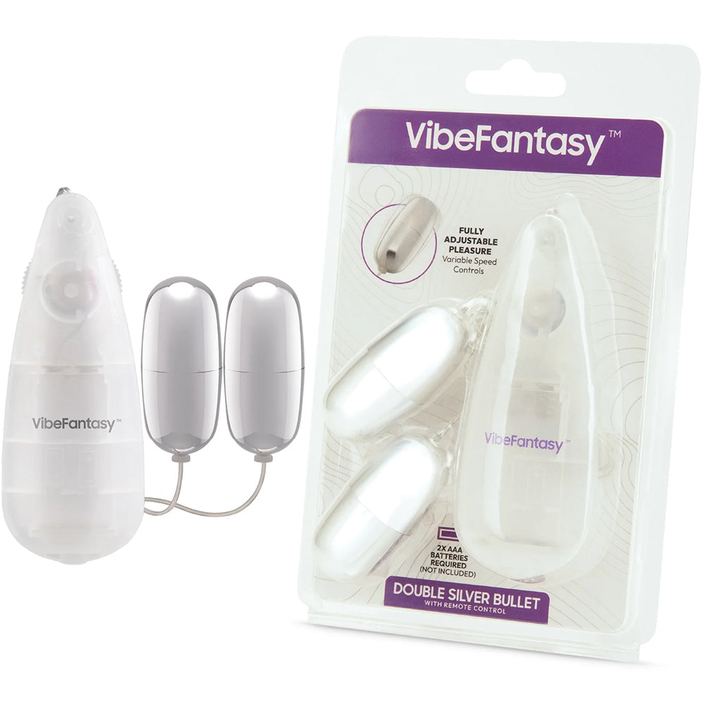 VibeFantasy Double Silver Bullet With Remote Control