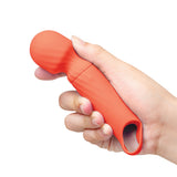 VibeFantasy 5" Lolly Wand Rechargeable Mini Wand Orange