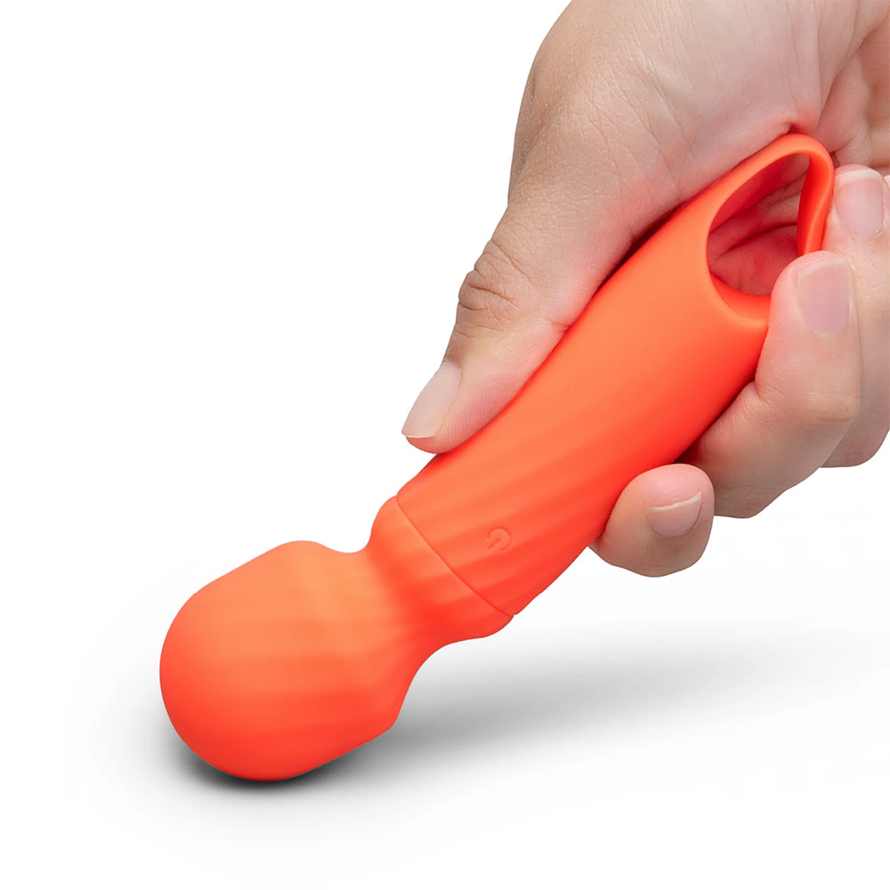 VibeFantasy 5" Lolly Wand Rechargeable Mini Wand Orange