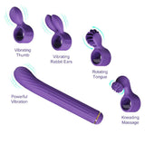 Magic Stick Multi Functioning Vibrator S1 Plus Purple
