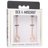 S&M Brat Pearl Nipple Clips