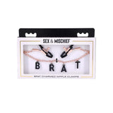 S&M Brat Charmed Nipple Clamps