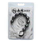 S&M Silicone Anal Beads Black