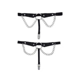 S&M Chain Lace Garters