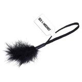 Peaches 'N CreaMe Black Wrist Feather Tickler