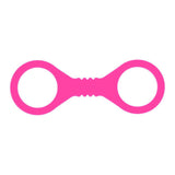 Small Hot Pink Silicone Cuffs