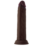 Model J 8.5" Liquid Silicone Dong Mahogany