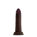 Model J 6.5" Liquid Silicone Dong Mahogany