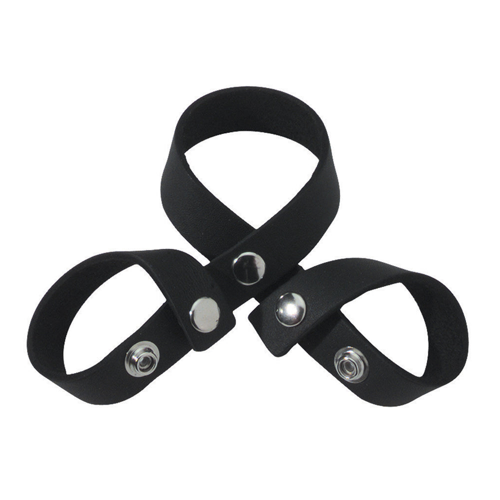 Leather Figure-8 C&B Divider - Black