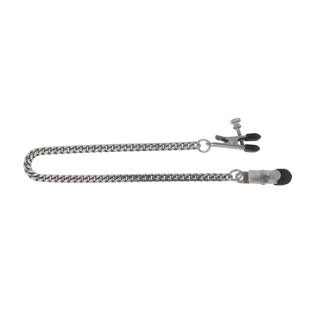Broad Tip Clamp & Jewel Chain - Adj.