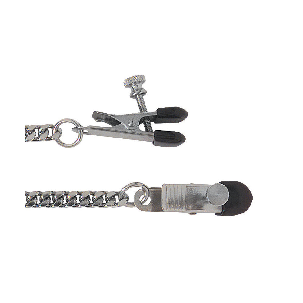 Broad Tip Clamp & Jewel Chain - Adj.
