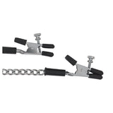 Alligator Clamp W/ Link Chain Adj Silver