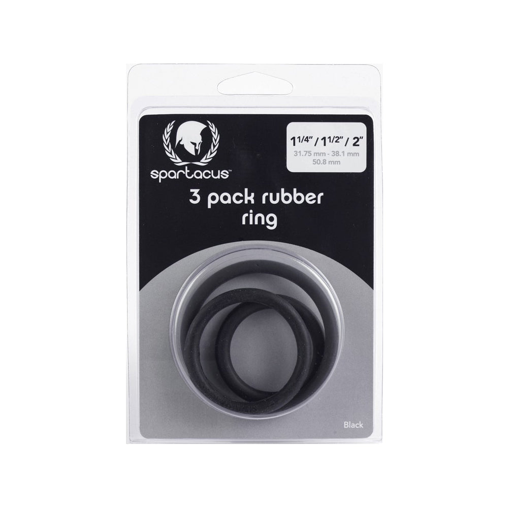 Rubber C-Ring Set 1.25 1.5 2'' - Black
