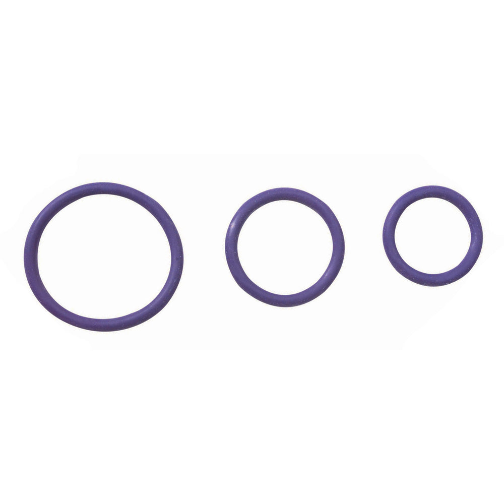 Rubber C-Ring Set 1.25 1.5 2" - Purple