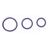 Rubber C-Ring Set 1.25 1.5 2" - Purple