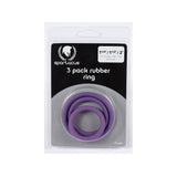 Rubber C-Ring Set 1.25 1.5 2" - Purple