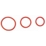 Rubber C-Ring Set 1.25 1.5 2" - Red
