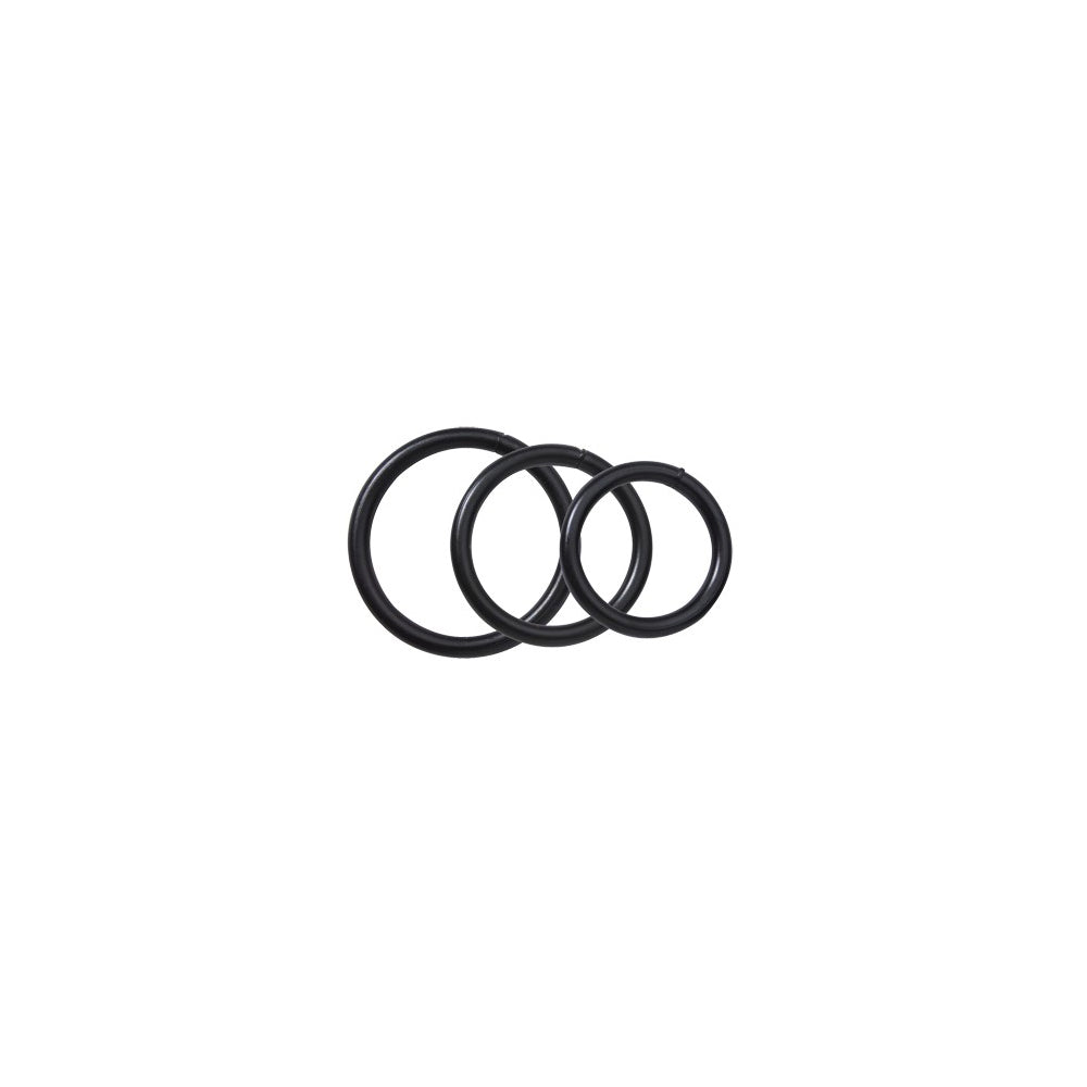 Steel C-Ring Set 1.25 1.75 2'' - Black