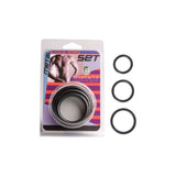 Steel C-Ring Set 1.25 1.75 2'' - Black