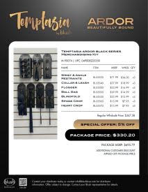 Temptasia Ardor Black Series Merchandising Kit