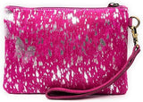 Mesa Luna Metallic Cowhide Handcrafted Large Wristlet