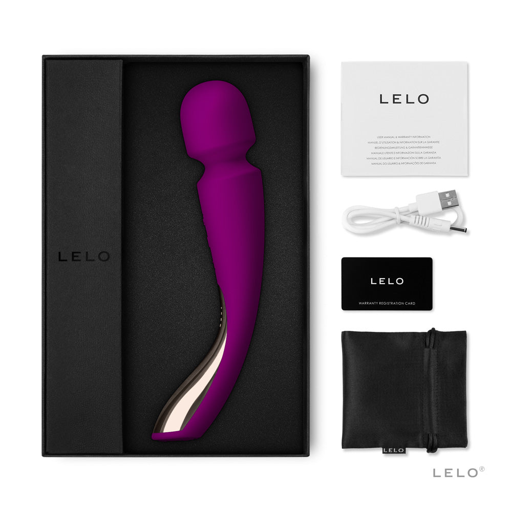 Lelo Smart Wand Medium Deep Rose