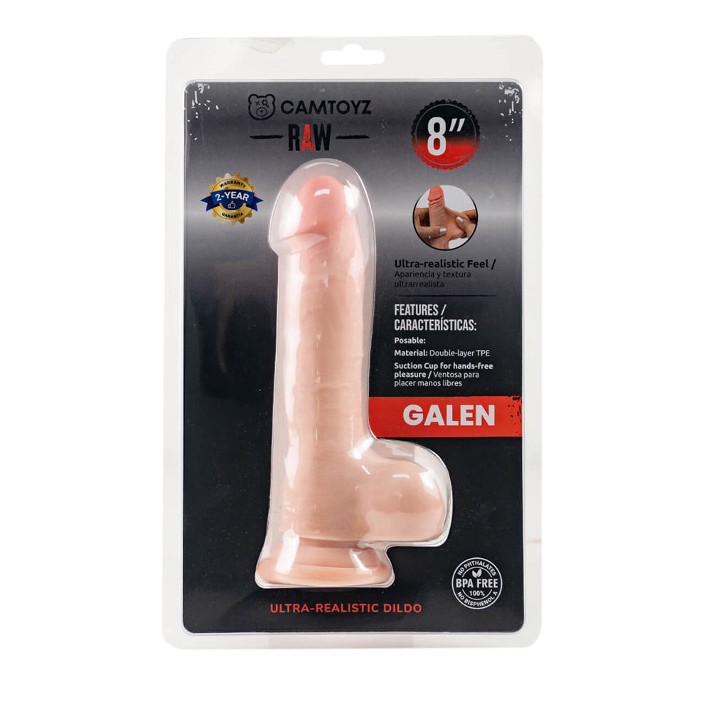 Ultra Realistic Raw Galen 8" Dildo