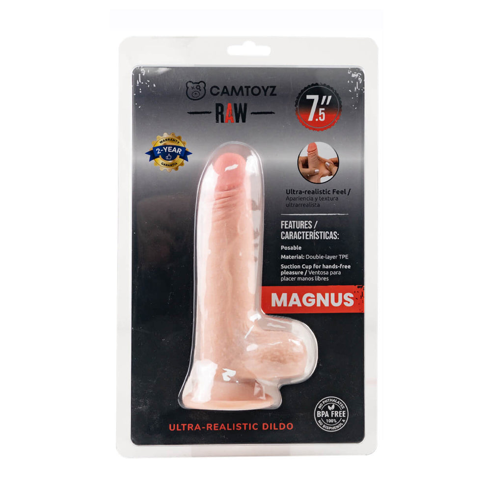 Ultra Realistic Raw Magnus 7.5" Dildo