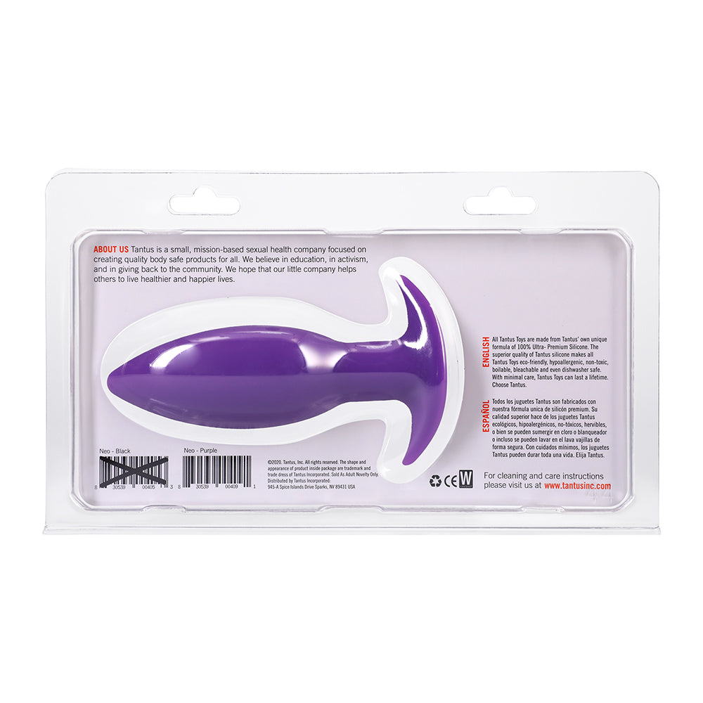 Tantus Neo Anal Plug Lilac (Clamshell)