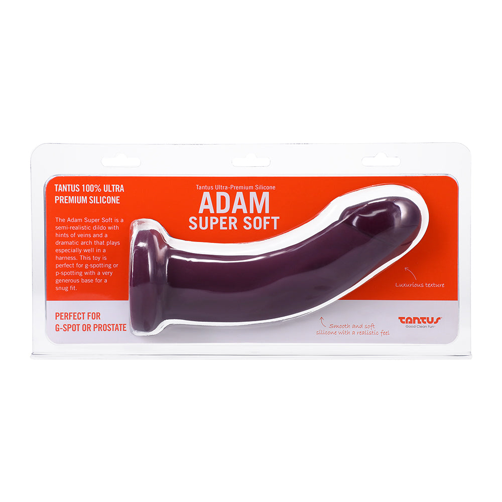 Tantus Adam Super Soft Semi-Realistic Dildo Currant