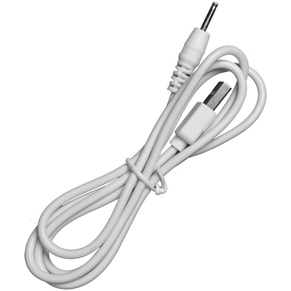 USB Pin Charger Cord (Vibrating Pussy Pump) White