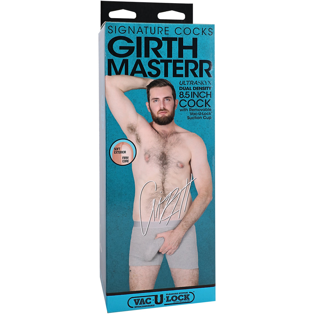 Signature Cocks Girthmasterr 8.5'' Ultraskyn Cock With Removable Vac-U-Lock Suction Cup Vanilla