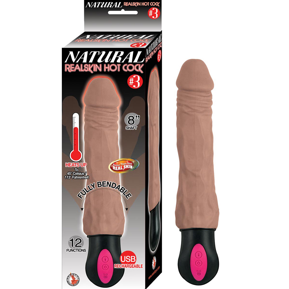 Natural Realskin Hot Cock #3 Brown