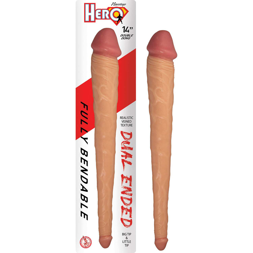 Hero 14" Double Dong White